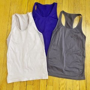 Fabletics Tank Tops (2 Musetta, 1 Christine)